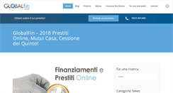Desktop Screenshot of globalfin.it